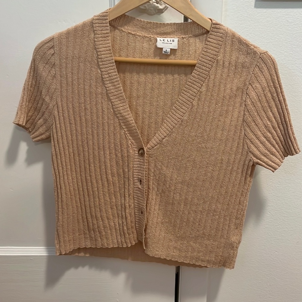 Le lis short sleeve button up
